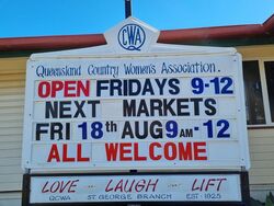 Image for QCWA St George monthly markets