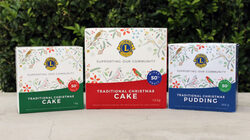 Image for Lions Christmas Cakes and Pudding Now Selling!