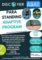 Image for Para Standing Adaptive Tennis Program 