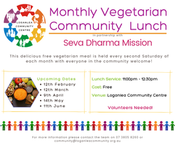 Image for Monthly Vegetarian Community Lunch