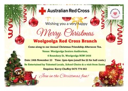 Image for Woolgoolga Red Cross Branch's ~ Christmas Friendship Afternoon Tea  - November 2023
