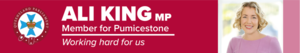 Ali King MP, Member for Pumicestone