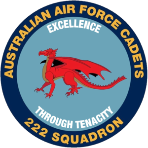 222 Squadron - Coomera, Australian Air Force Cadets Logo