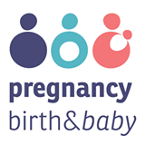 Pregnancy Birth and Baby Logo
