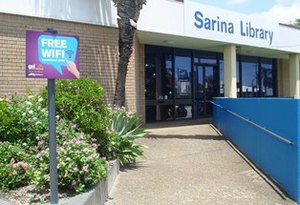 Sarina Library Logo