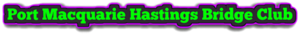 Port Macquarie Hastings Bridge Association Logo
