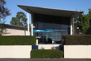 Gordon White Library Logo