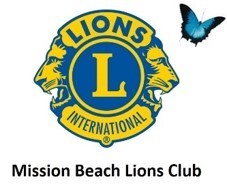 Mission Beach Lions Club  Logo